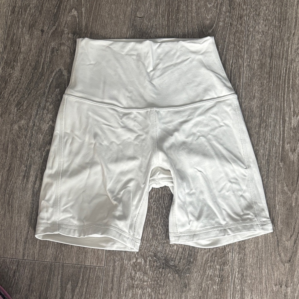 women’s align shorts 6 inch colour bone